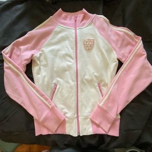 American Eagle (circa 2004) pink track jacket (Medium)